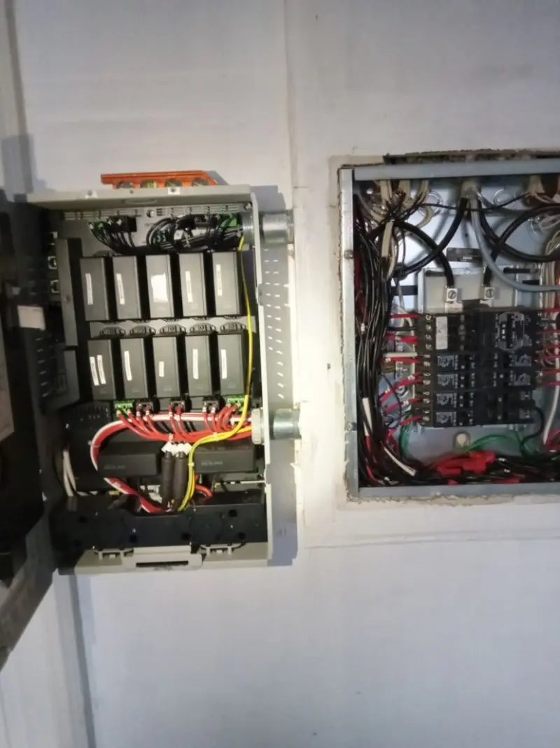 Electrical panel upgrade completed for Ring Doorbell Installation in Richmond Heights